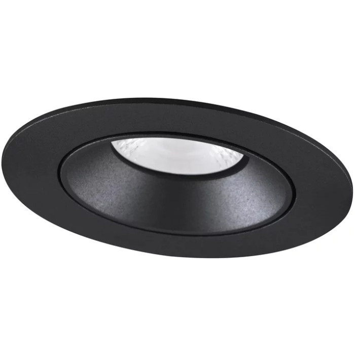 Встраиваемый светодиодный светильник SP ADJ P 8W 930 PS DIM IP20 BK, фото 3