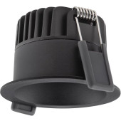 Светильник SP DK FIX P 8W 927 PS DIM IP44 BK, фото 1
