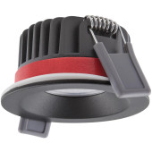 Встраиваемый светодиодный светильник SP FP FIX P 8W 927 PS DIM IP65 BK, фото 1