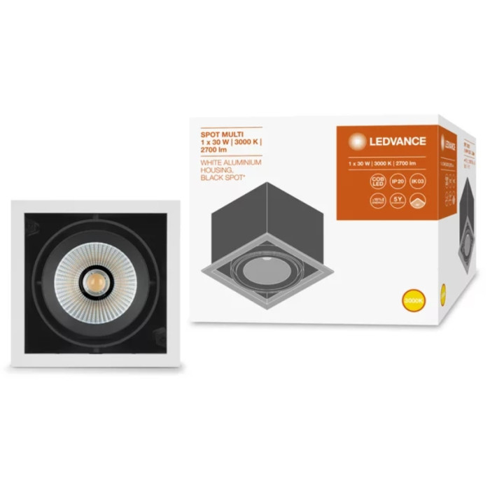 Спот SP MULTI 1 x 30W/3000K FL WT/BK, фото 5