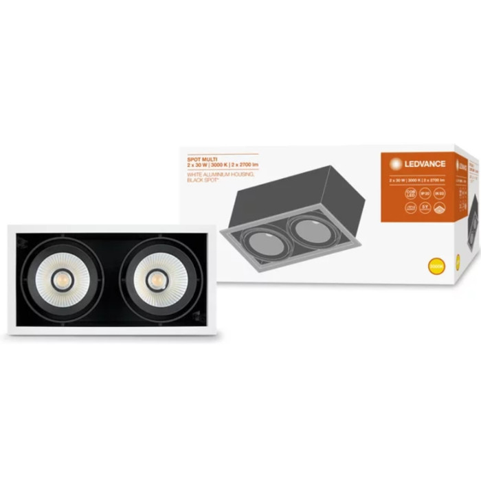 Спот SP MULTI 2 x 30W/3000K FL WT/BK, фото 5