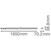 Шинопровод TRUSYS FLEX P RAIL 1500 5P WT LEDV, фото 4