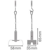 Крепление для шинопровода TRUSYS FLEX SUSPENSION KIT LEDV, фото 2