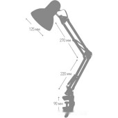 Светильник UF-312P С02 (черный), фото 2