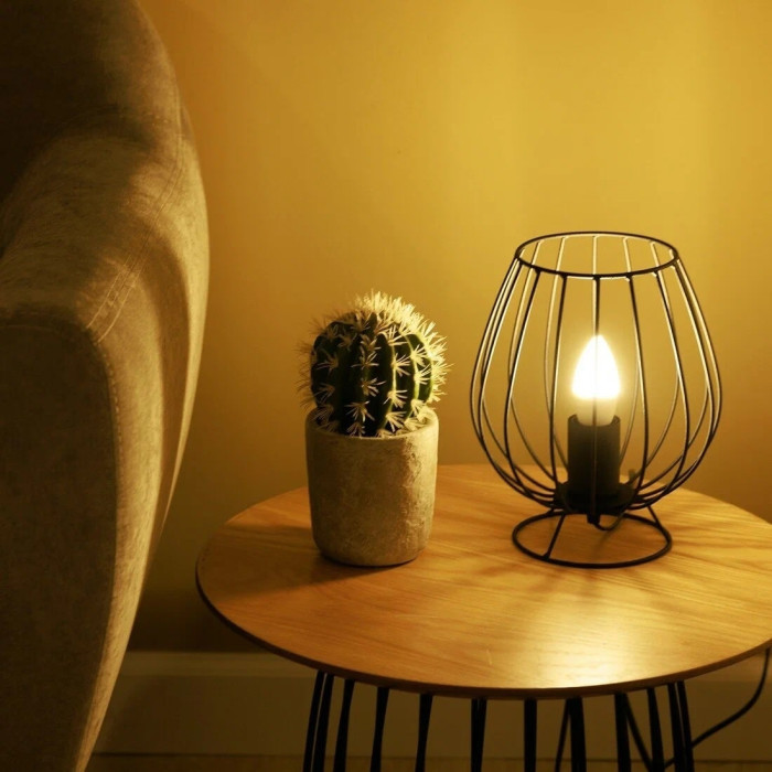 Светодиодная лампочка LED C35 E27 9 Вт 4500 К, фото 3