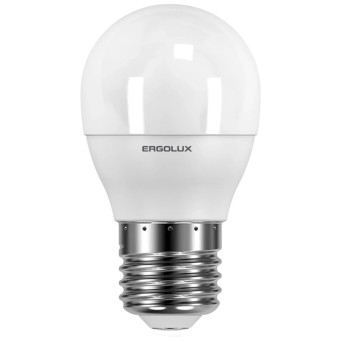 Светодиодная лампочка LED G45 E27 7 Вт 3000 К, фото 1