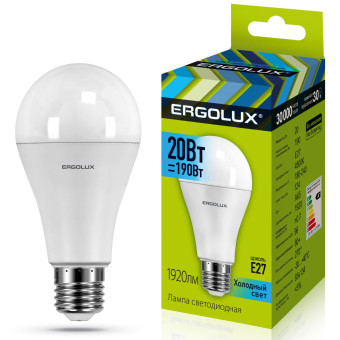 Лампочка LED-A65-20W-E27-4K, фото 1