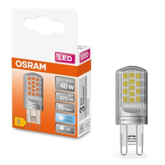 Лампочка LEDPIN40 CL 4,2W/840 230V G9 6X1, фото 1