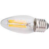 Лампочка LSCLP75 6W/827 230VFILCL E27 10X1RU, фото 3