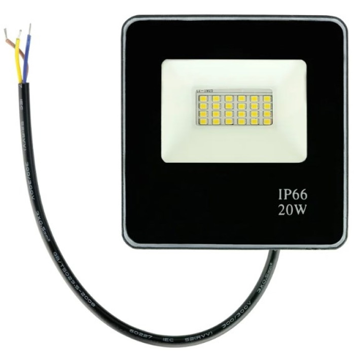 Прожектор LT-FL-01N-IP65- 20W-6500K, фото 2