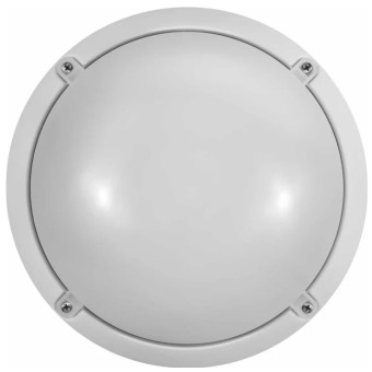 Светильник ЖКХ 90 068 OBL-R1-12-4K-WH-IP65-LED-SNRV1, фото 1