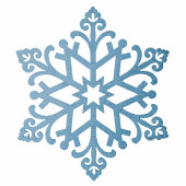Елочная игрушка Снежинка Снегурочка (81 см, голубой) [502-378], фото 1