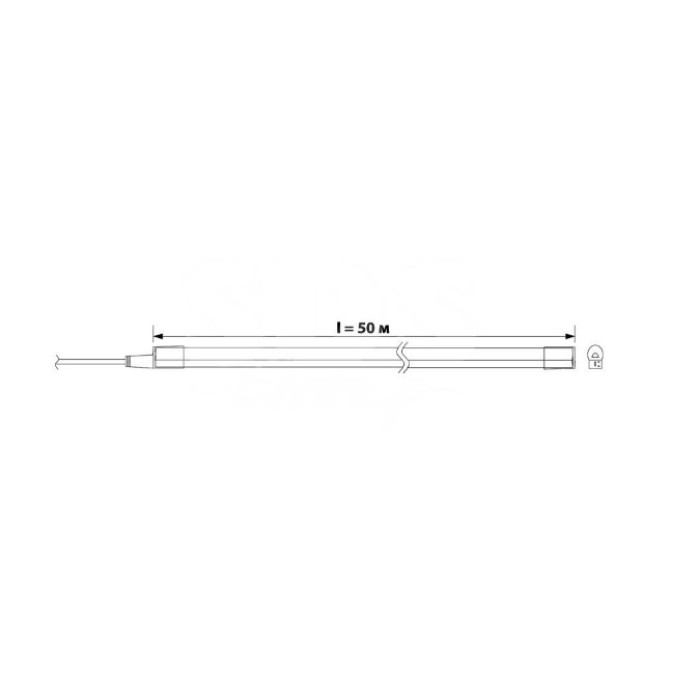 Гибкий неон 131-055 6000 LED (белый), фото 2
