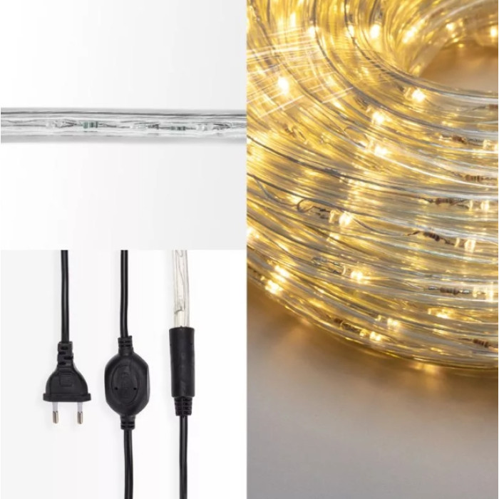 Дюралайт LED фиксинг 121-326-20 (20 м, теплый белый), фото 5
