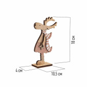 3D-фигура Деревянная фигурка "Рождественский Олень" 504-006, фото 3