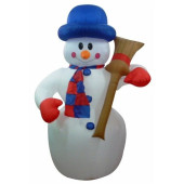 3D-фигура Снеговик с метлой 180 см [511-122], фото 6
