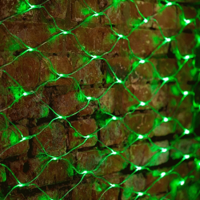 Гирлянда световая сетка 215-044 288 LED (зеленый), фото 1