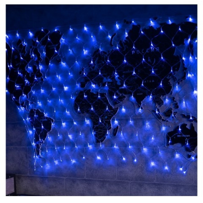 Световая сетка 215-133 180 LED (синий), фото 6