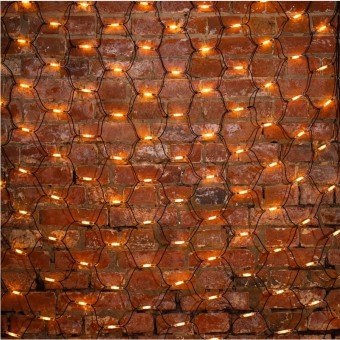 Гирлянда световая сетка 217-116 288 LED (теплый белый), фото 1