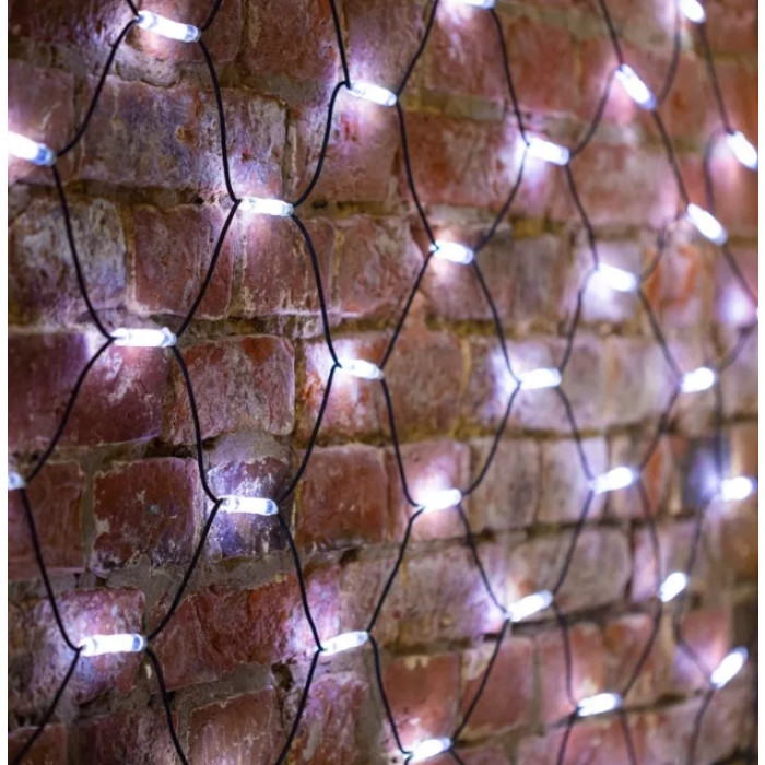 Гирлянда световая сетка 217-145 432 LED (холодный белый), фото 4