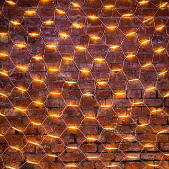 Гирлянда световая сетка 217-146 432 LED (теплый белый), фото 1