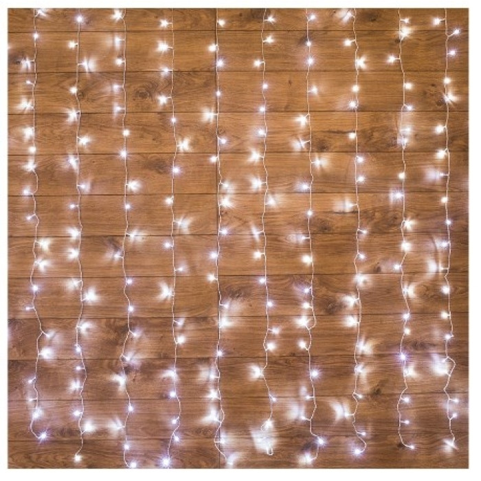 Световой дождь 235-055 300 LED (холодный белый), фото 1