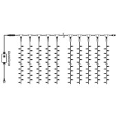 Световой дождь 235-104 160 LED (зеленый), фото 3