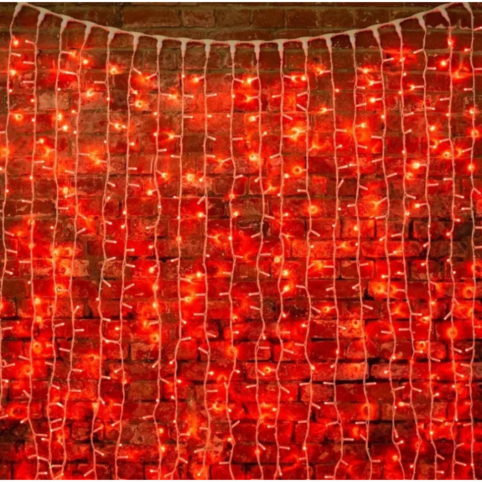 Световой дождь 237-132 760 LED (красный), фото 1