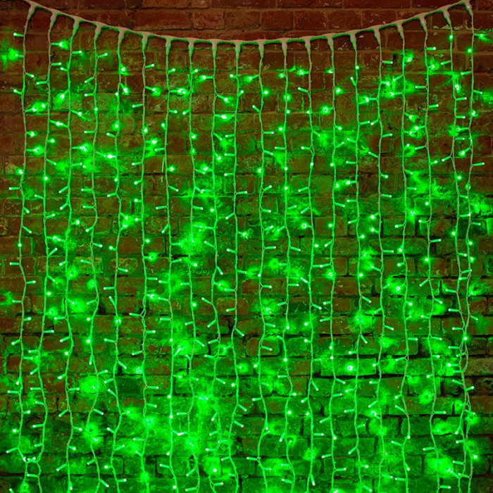 Световой дождь 237-134 760 LED (зеленый), фото 1