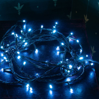 Гирлянда 303-023 40 LED (синий), фото 1