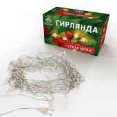 Новогодняя гирлянда 306-063 (теплый белый), фото 3