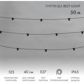 Новогодняя гирлянда Belt-Light 50 м 331-241 (черный), фото 2
