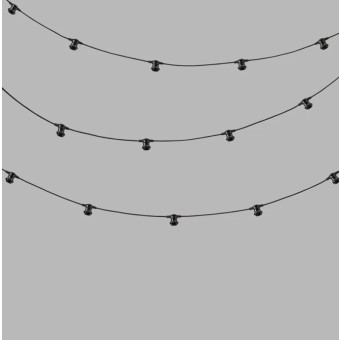 Новогодняя гирлянда Belt-Light 50 м 331-241 (черный), фото 1