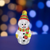 3D-фигура Cнеговик с шарфом 30 см [513-275], фото 4