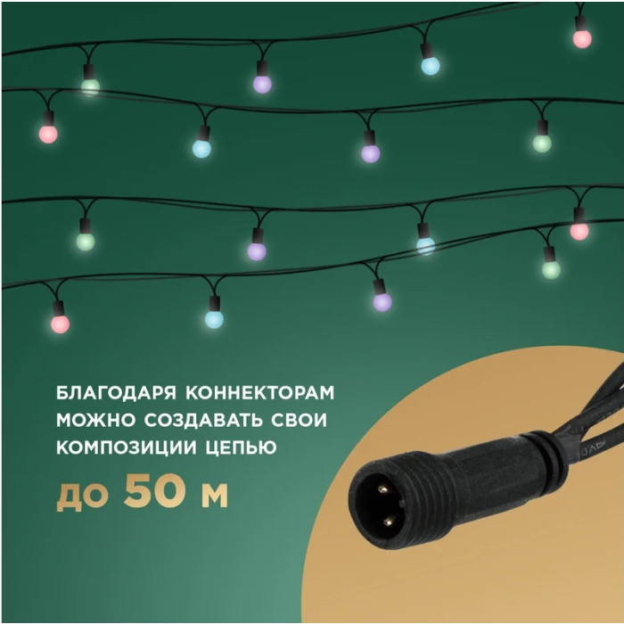 Гирлянда LED - шарики 23 мм [303-519], фото 5