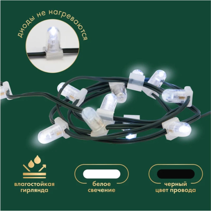 Гирлянда клип-лайт LED ClipLight Flashing 15 см [325-145], фото 4
