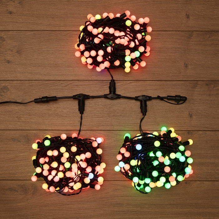 Гирлянда клип-лайт LED ClipLight-Шарики 3 нити по 20 метров [323-619], фото 9