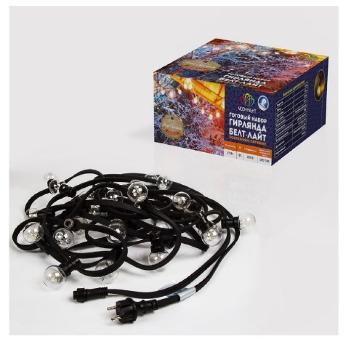 Белт-лайт LED Galaxy Bulb String [331-325], фото 2