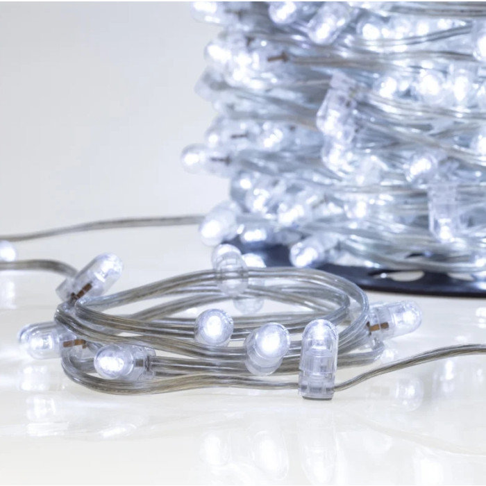 Новогодняя гирлянда LED Клип-лайт 15 см 325-165 (белый), фото 4