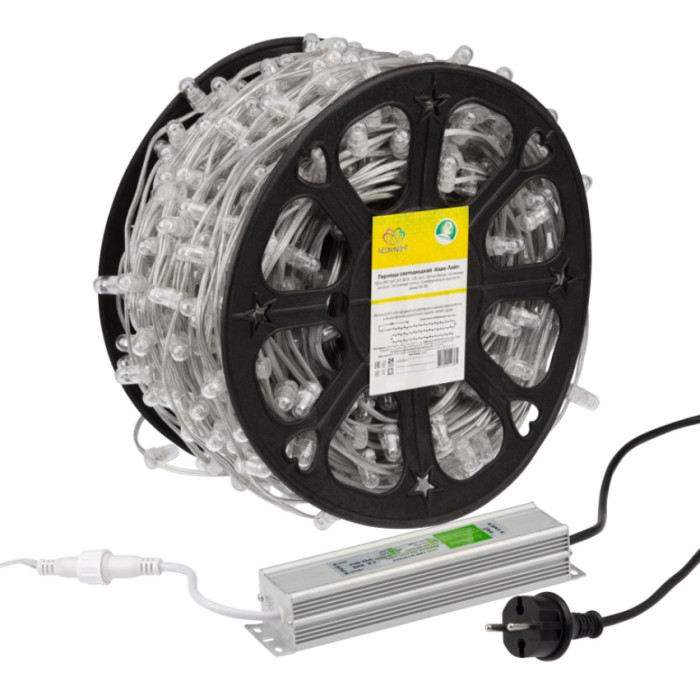 Новогодняя гирлянда LED Клип-лайт 15 см 325-166 (теплый белый), фото 10