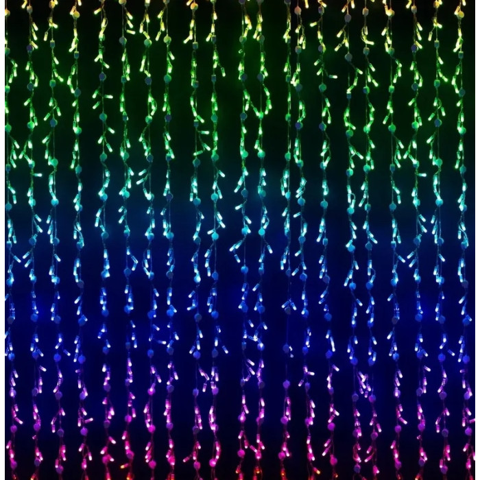 Световой дождь LED-RGB Умный дождь 3.2x3 м [245-339], фото 2