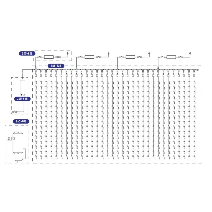 Световой дождь LED-RGB Умный дождь 3.2x3 м [245-339], фото 4