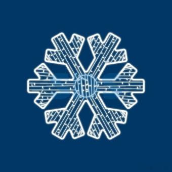 2D-фигура «Снежинка» 501-359, фото 1