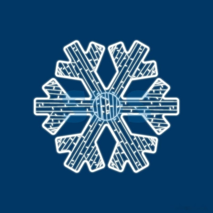 2D-фигура «Снежинка» 501-359, фото 1