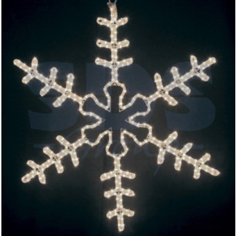 3D-фигура Большая Снежинка (95x95 см, белый теплый) [501-313], фото 1