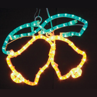 2D-фигура Два колокольчика (35x28 см, желтый/зеленый) [501-215], фото 1