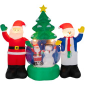 3D-фигура Дед Мороз и Снеговик 210 см [511-053], фото 1