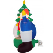 3D-фигура Дед Мороз и Снеговик 210 см [511-053], фото 2