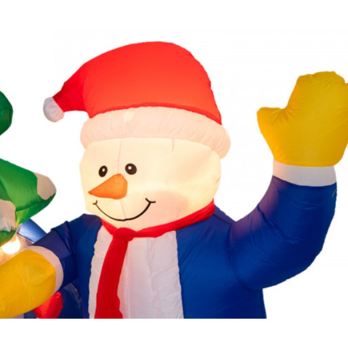 3D-фигура Дед Мороз и Снеговик 210 см [511-053], фото 5