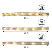 Новогодняя гирлянда Дюралайт LED 100 м 121-135 (белый), фото 8